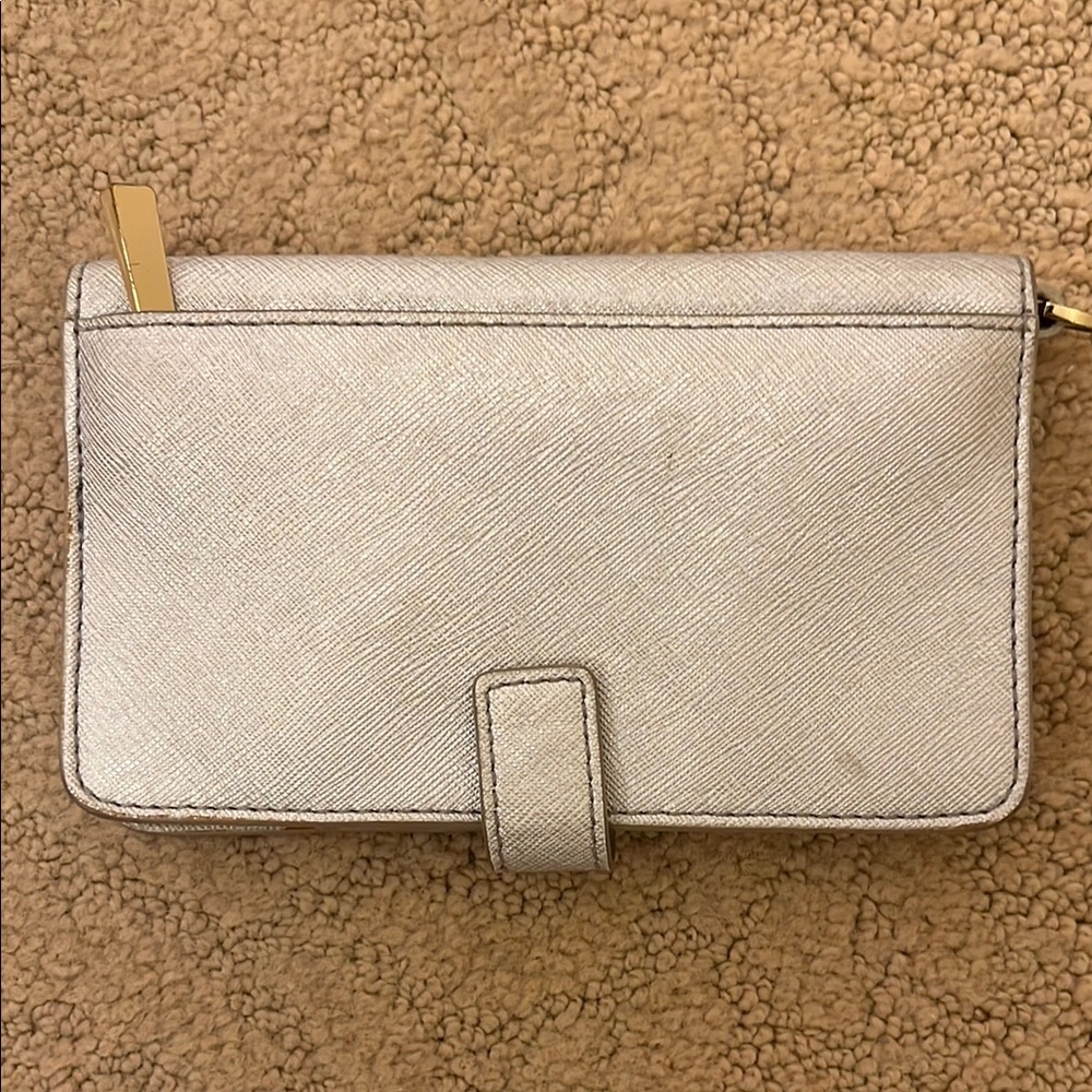 Tory Burch Silver Wristlet with Gold Accents - Picture 5 of 5